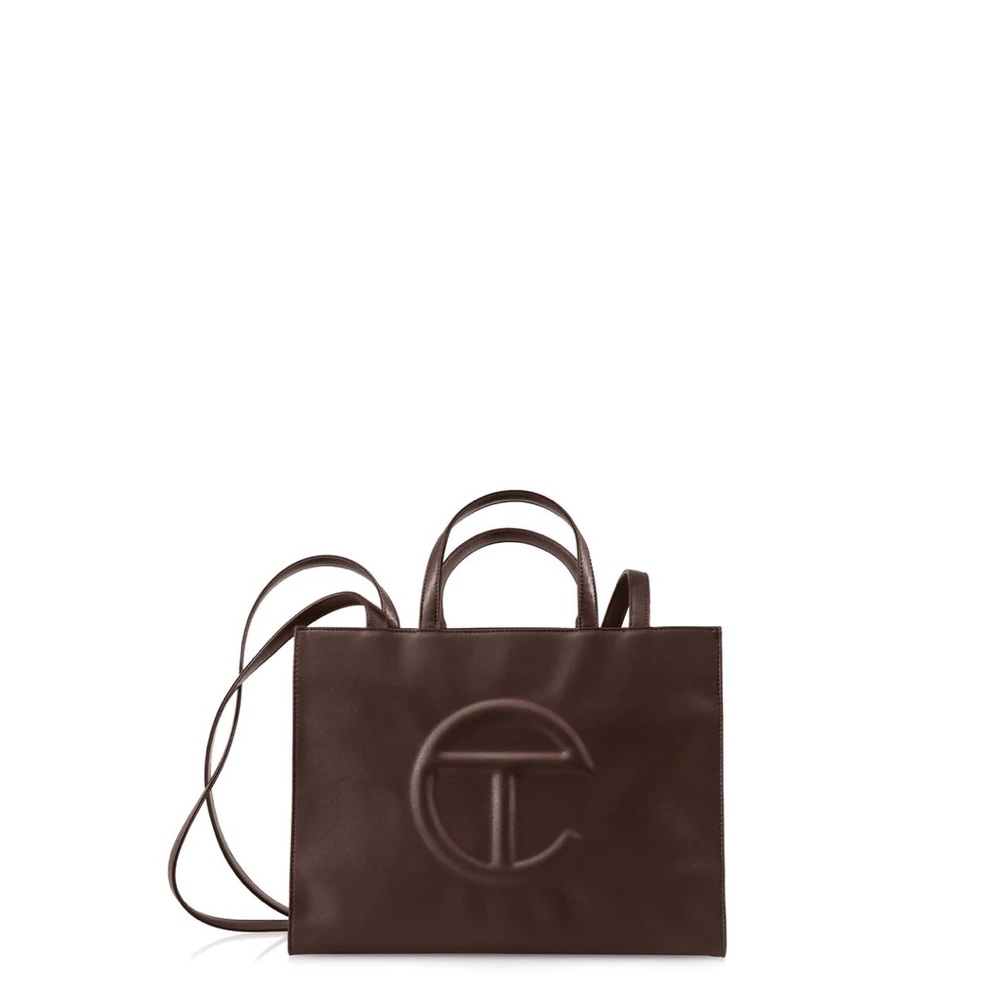 Medium Telfar Shopping Bag in Chocolate